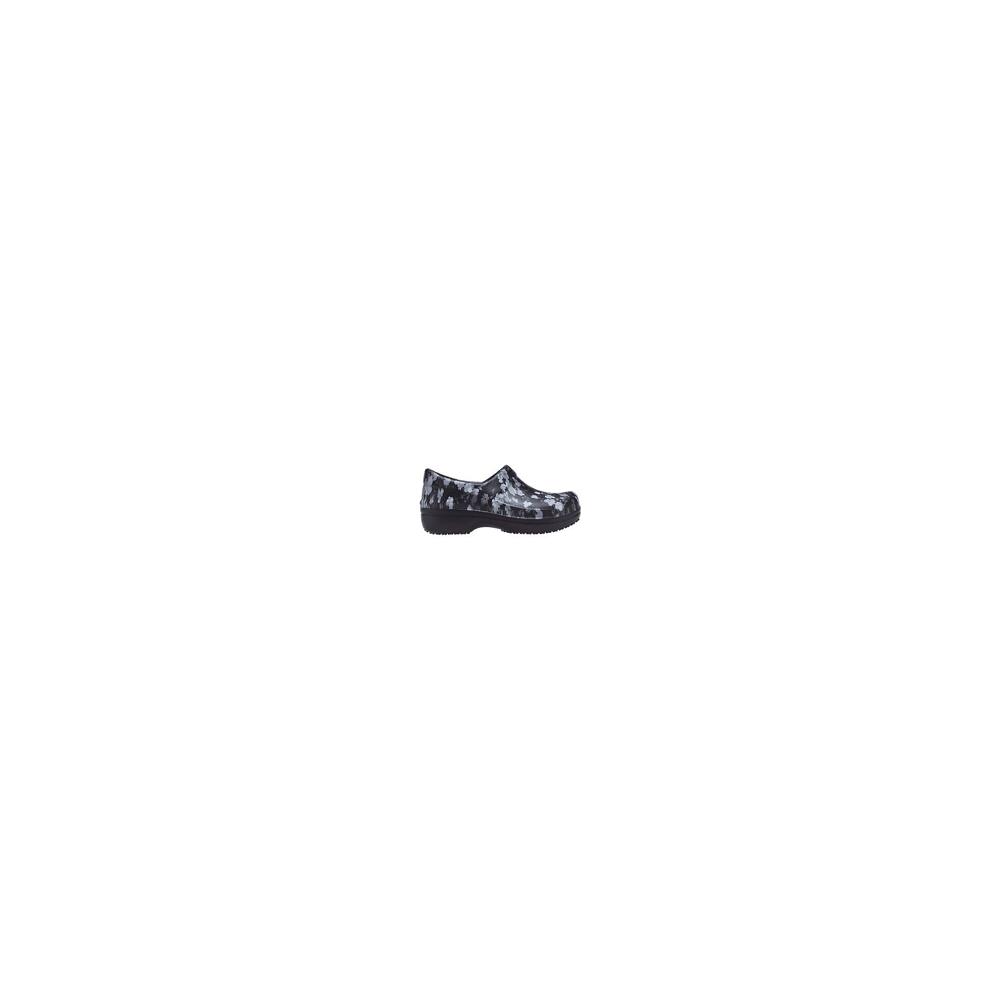 Black / White Women's Crocs Neria Pro II Graphic Clogs | NZ 0055EBCX